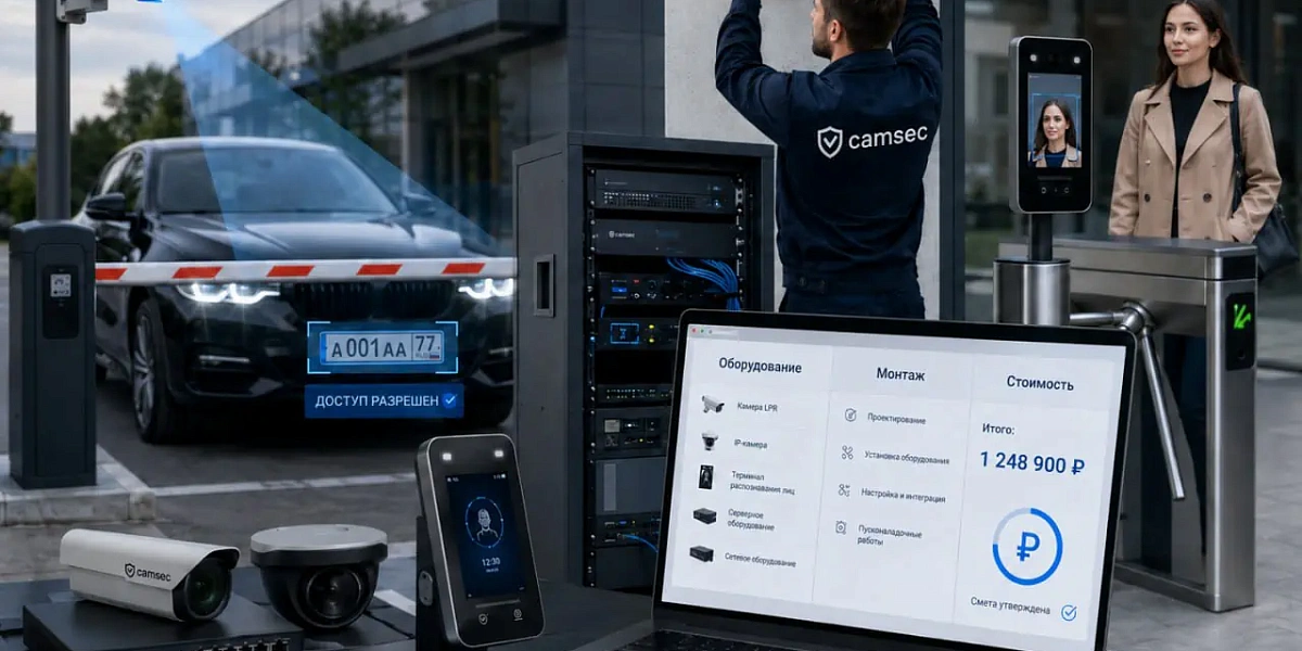 Системы распознавания автомобильных номеров и лиц: оборудование, монтаж, стоимость