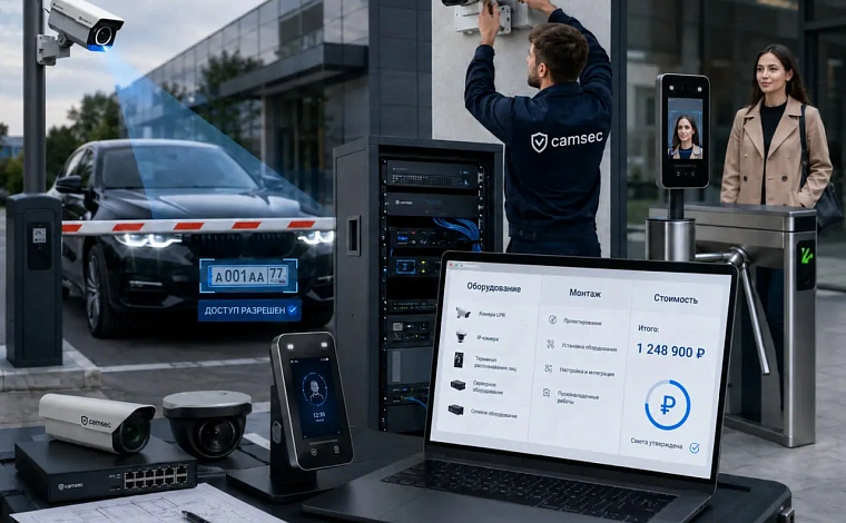 Системы распознавания автомобильных номеров и лиц: оборудование, монтаж, стоимость